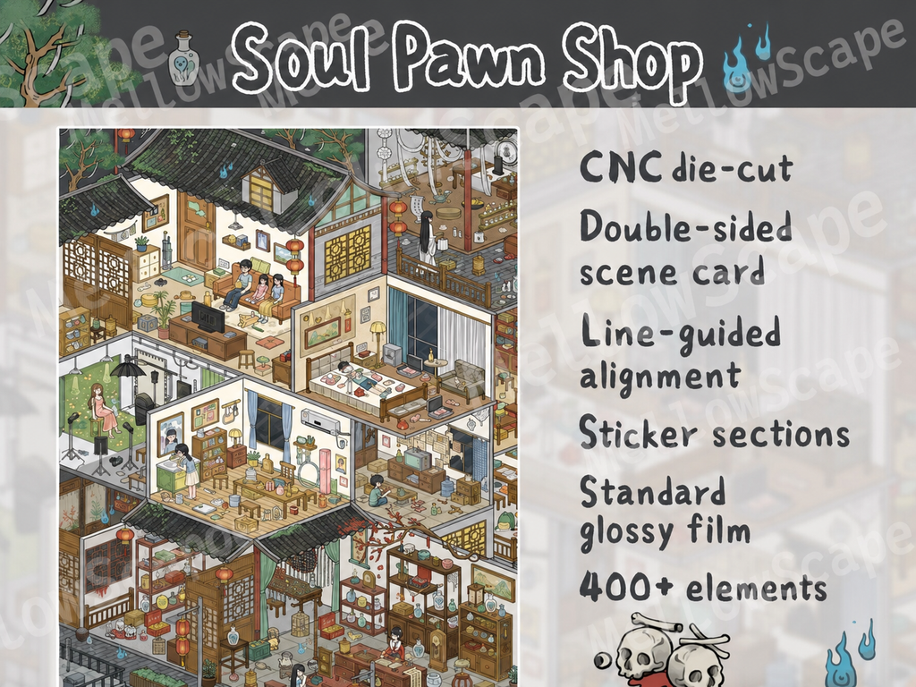Chao You Scene Sticker 23.0 - Mild Horror Series
